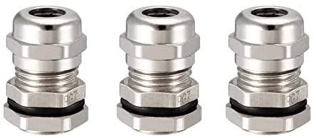 Stainless Steel Cable Gland ，Stainless Steel PG7 - PG63 Waterproof Joint Cable Gland Waterproof Adjustable Connector