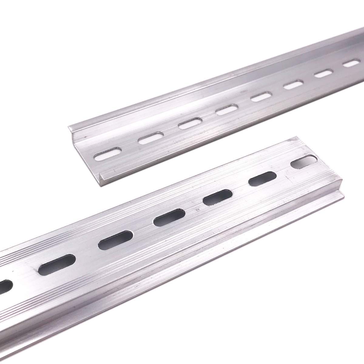 DIN Rail Slotted Aluminum 2 mtr piece