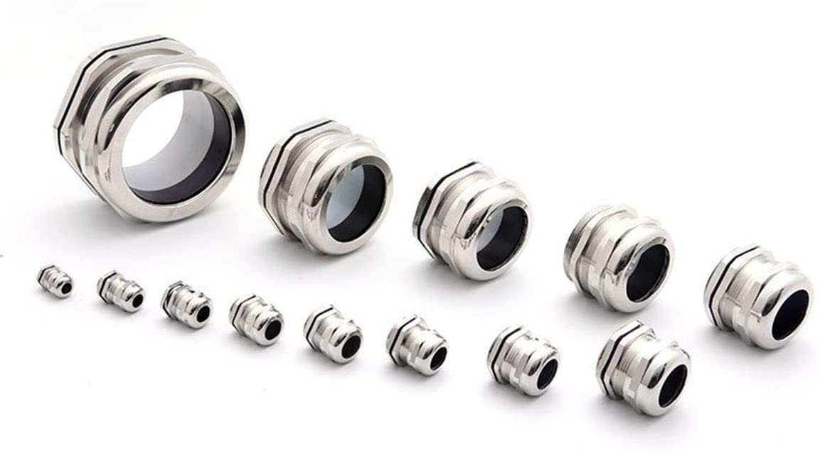 Stainless Steel Cable Gland ，Stainless Steel PG7 - PG63 Waterproof Joint Cable Gland Waterproof Adjustable Connector
