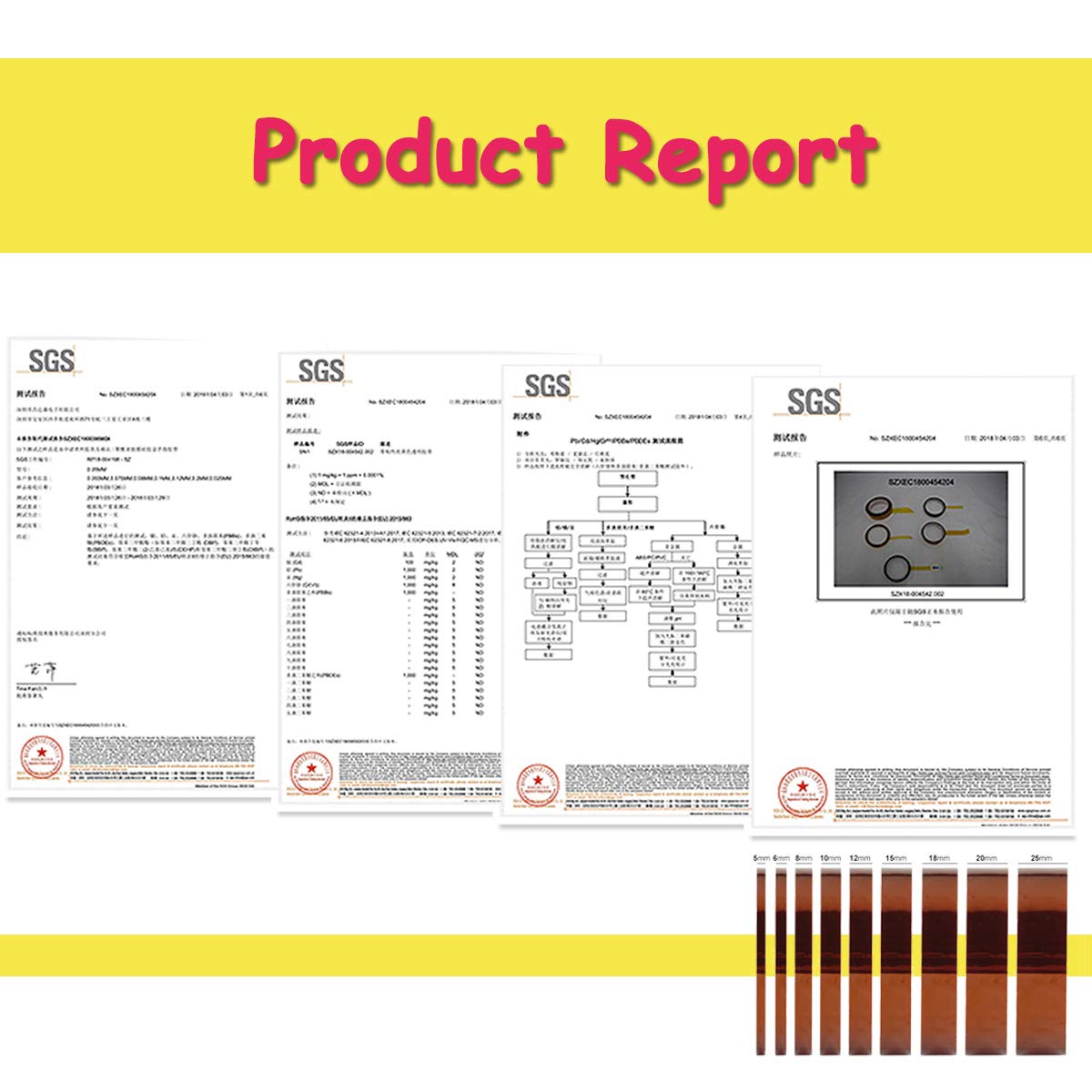 Heat Resistant Tape, High Temperature Polyimide Tape, Solution for Masking, Sublimation, 3D Printing, Heat Transfer, and Protecting Circuit Board
