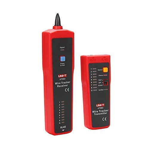 UT682 Wire Tracker,Multifunctional Intelligent Finder,Tracks Network Lines,Telephone Lines,Power Cables,and coaxial Lines