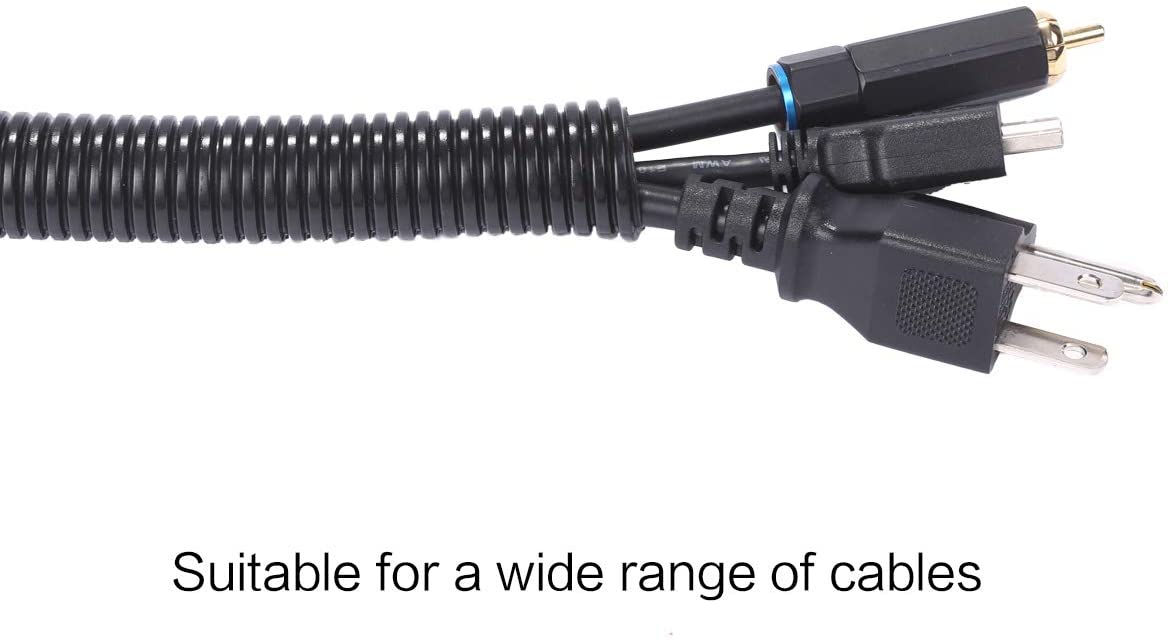 Split Wire Loom Tubing Wire Conduit – Black Size : 4mm, 7mm, 10mm, 13mm, 16mm