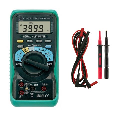 KYORITSU 1009 AUTO RANGE DIGITAL MULTIMETER, 600V AC/DC