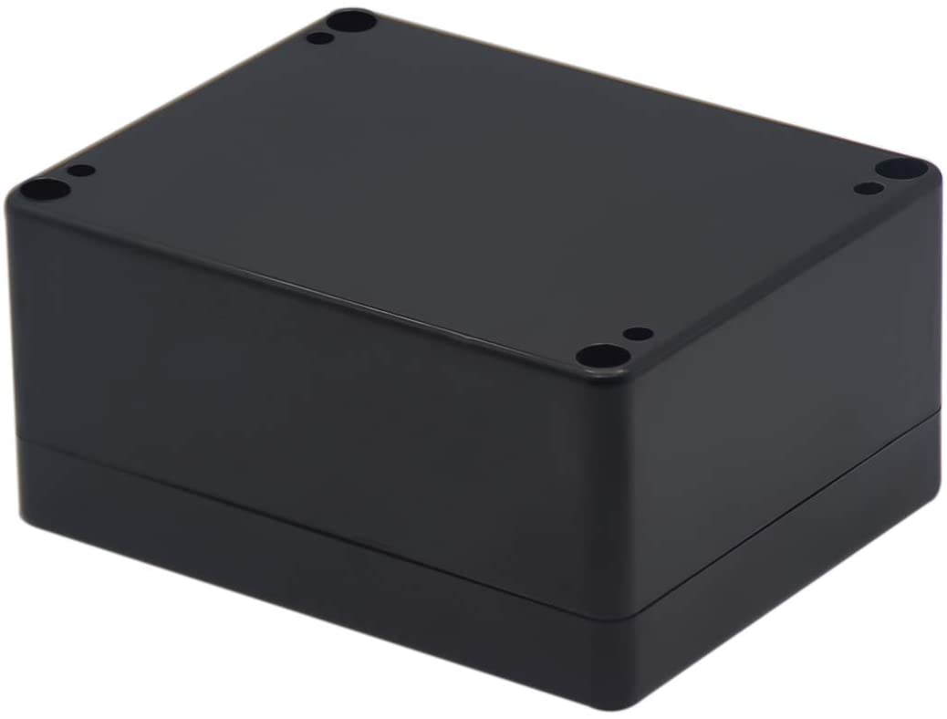 IP66 Black Weatherproof Outdoor / External Junction Box Complete With Connector
