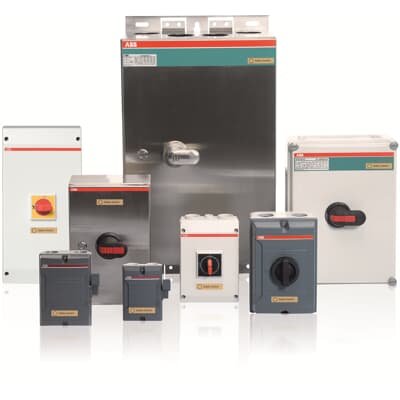 ABB Weatherproof Isolators (20Amp - 125Amp)
