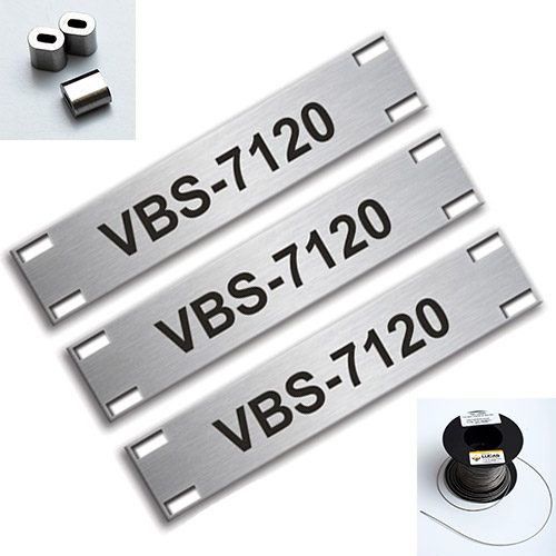 STAINLESS STEEL CABLE ID TAGS
