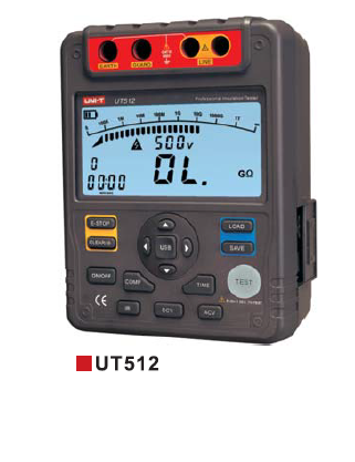 UNI-T UT512 1500V megger Insulation earth ground resistance meter Tester w/LCD