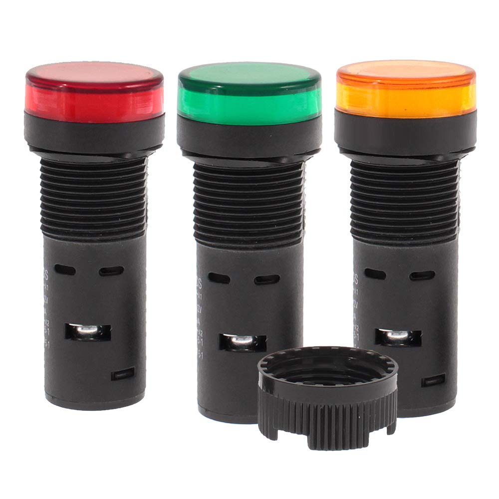 Energy Saving, Industrial LED Indicator Lights for Industrial Equipment and Mount Panels in Operating Rooms and Distribution Boxes