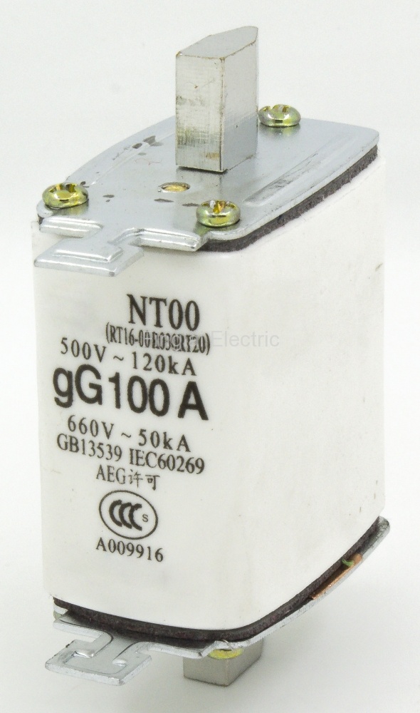 Fuse 25-150A Ceramic Fuse Blade Ceramic Fuse NT00 RT16-00 500V Blade Contact Ceramic Fuse Link(25A)