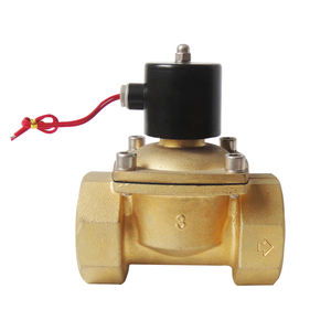 Electric Solenoid Valve Pneumatic Valve for Water Air Gas Brass 1/4" 1/2" & 1" 2"