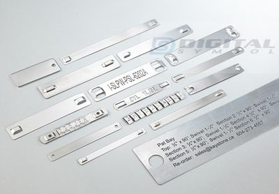 STAINLESS STEEL CABLE ID TAGS