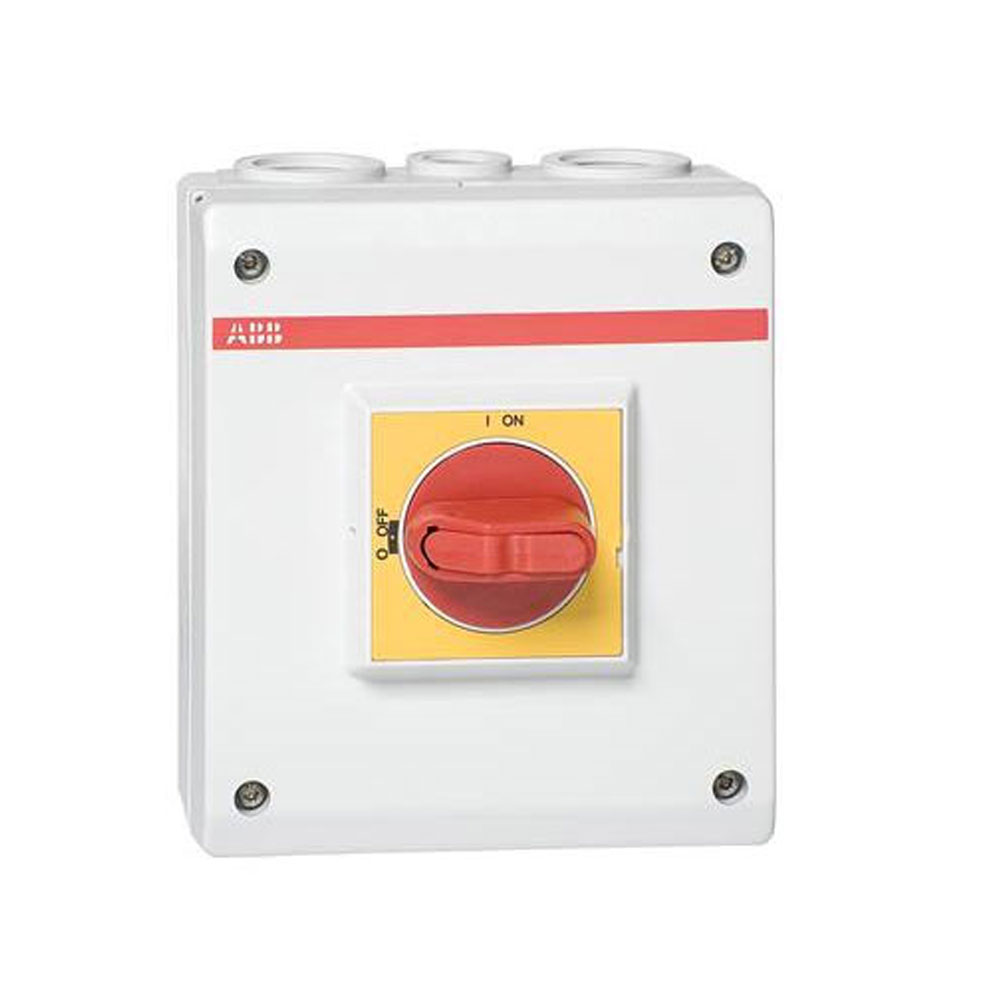 1SCA022401R3430 – OTP25BA3M ABB Enclosed Switch 3 Pole 400V 25Amp IP65