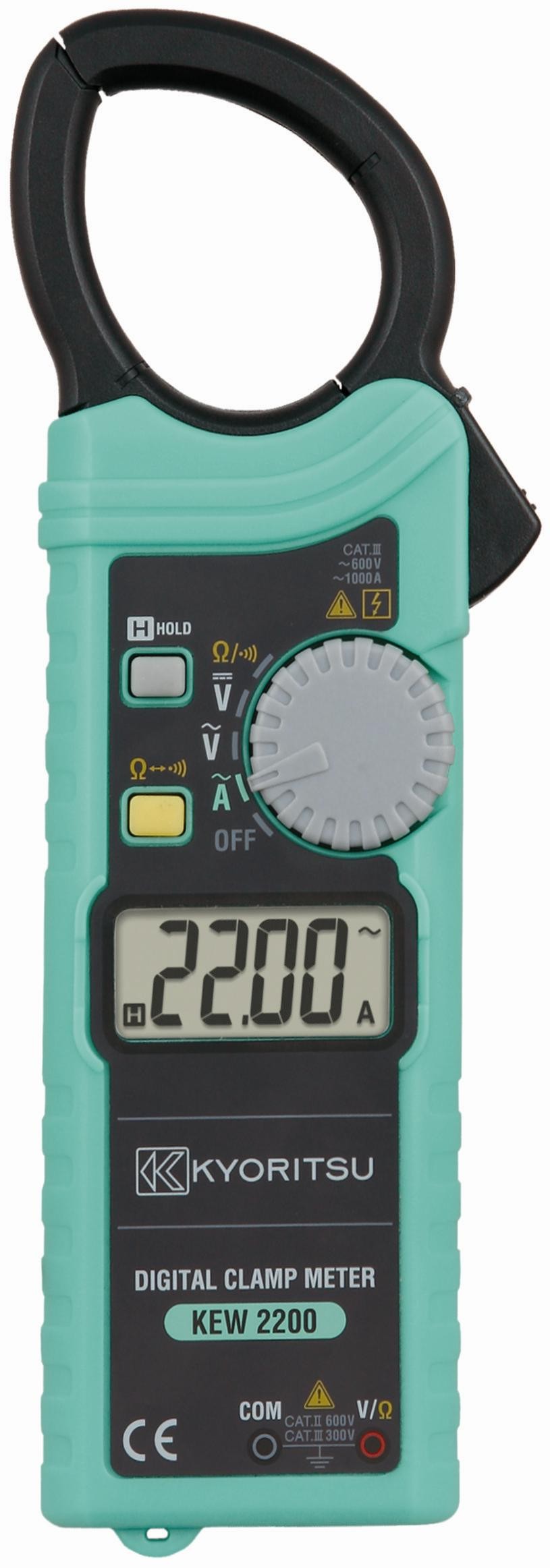 Kyoritsu 2200 AC Digital Clamp Meter AC/DC