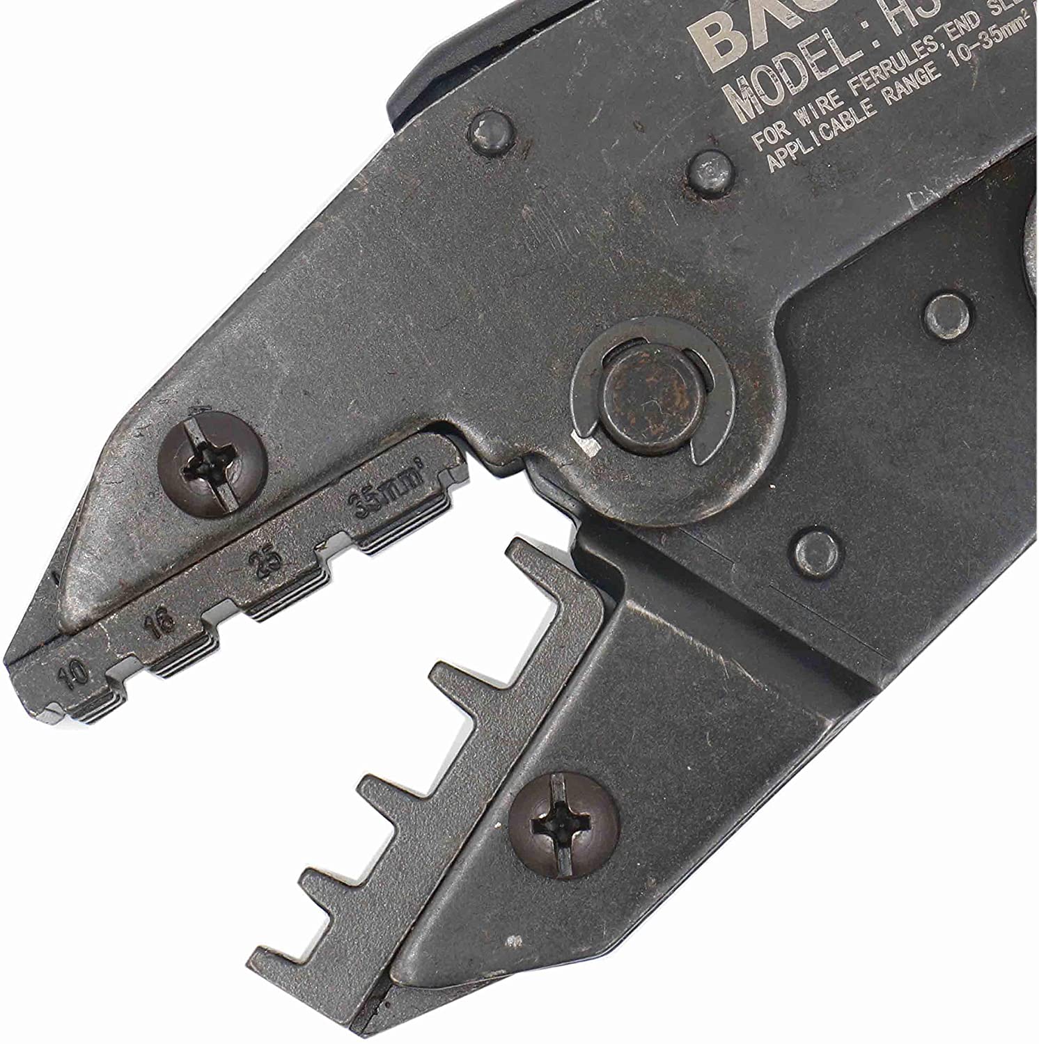 Crimper Plier HS-35WF Work for Cord End Ferrel Terminals 2 AWG (35 mm²)