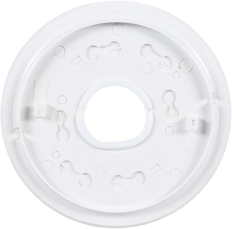 Hardwire With Battery Backup Photoelectric Smoke Alarm, White