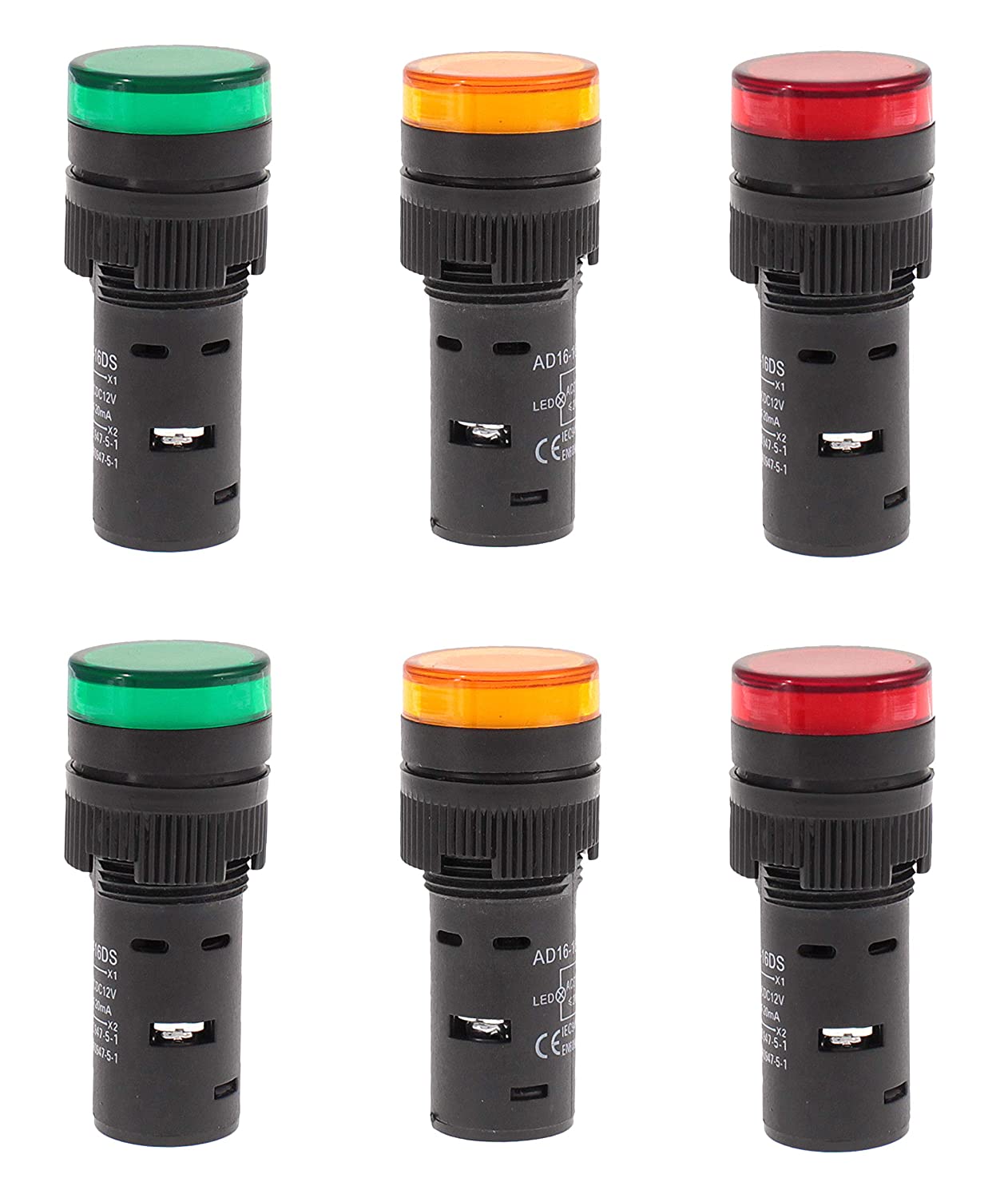 Energy Saving, Industrial LED Indicator Lights for Industrial Equipment and Mount Panels in Operating Rooms and Distribution Boxes