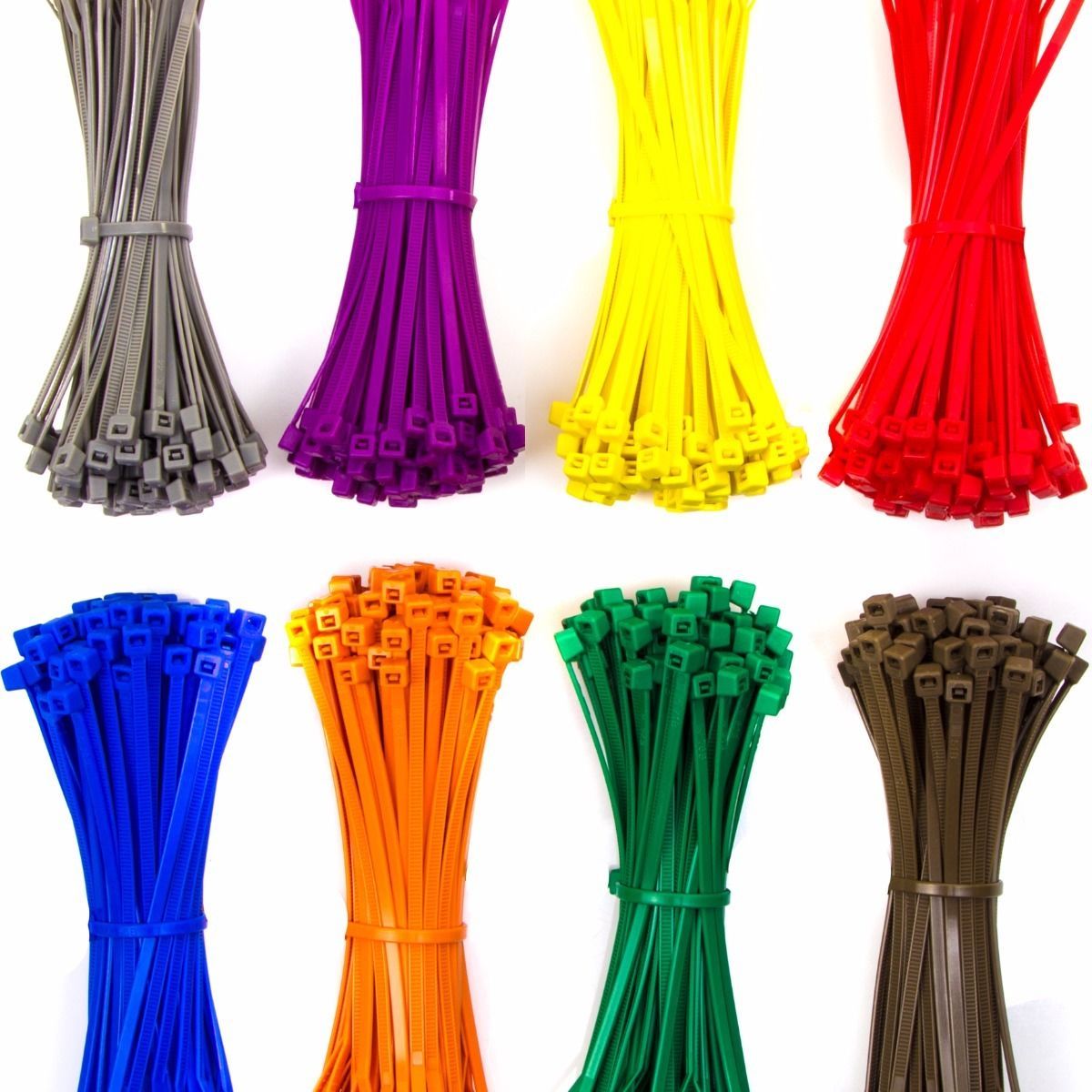 Self-Locking Strength Tie Wraps  Different colour Perfect for Tying Cables. Wide 3.6 x 300MM & 3.6 x 200MM
