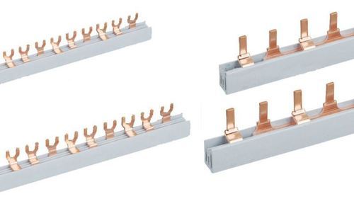 Copper Busbar for Distribution Box Circuit breaker PIN MCB GV2 connector busbar connection breaker combing gangbei