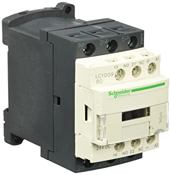 Schneider LC1D09 Contactor 9A TP 1NO+1NC 24VDC