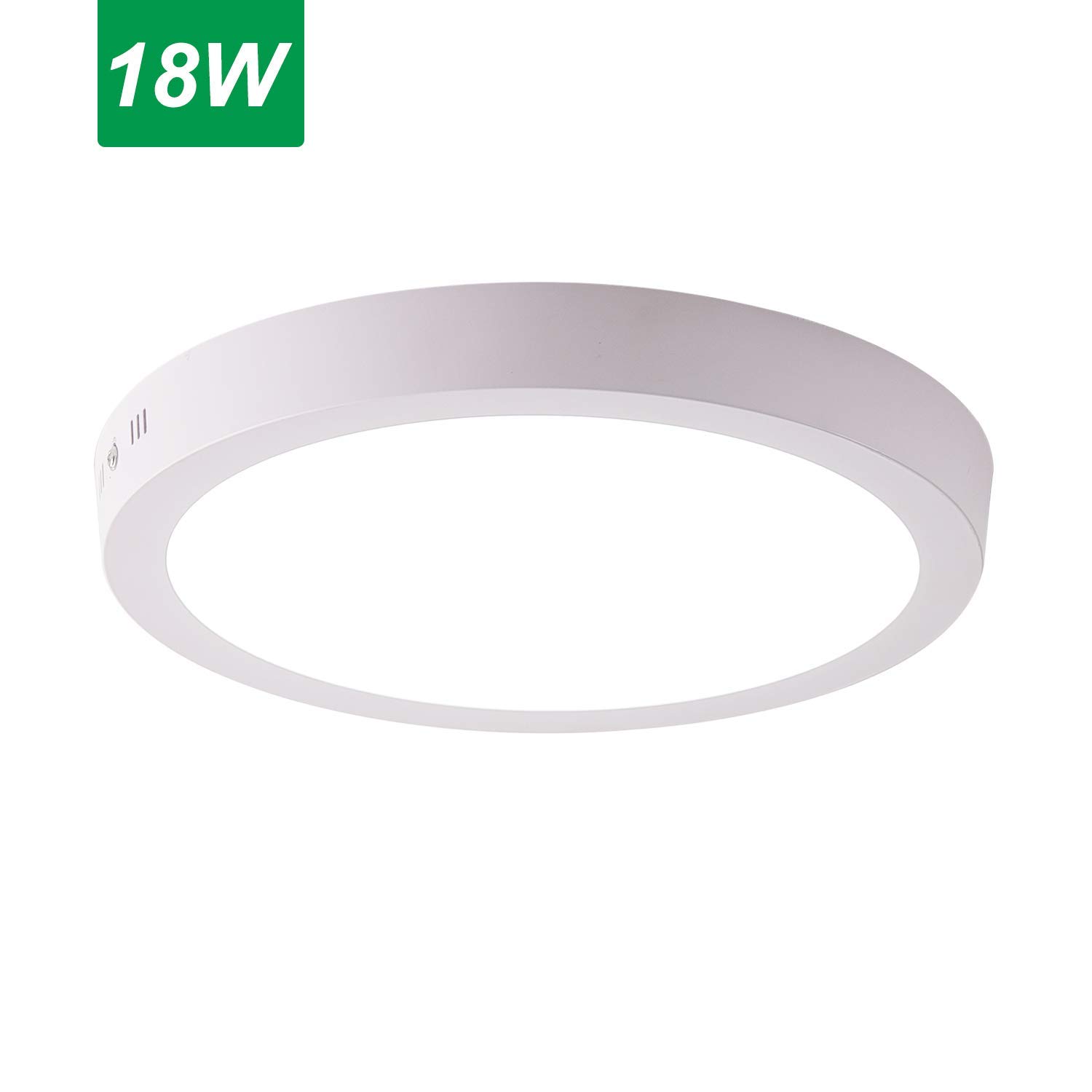 18W Round Shape Cool Day White Led Surface Mounted Ceiling Light -Pack of 1