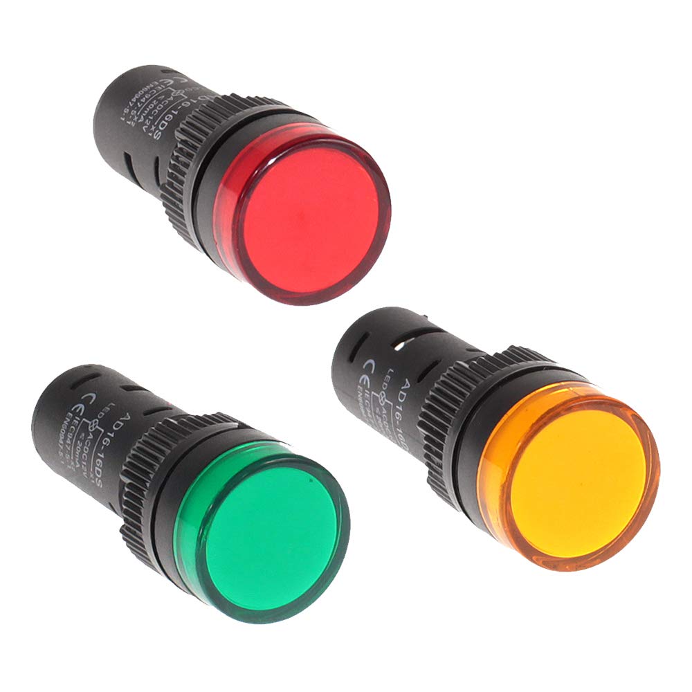 Energy Saving, Industrial LED Indicator Lights for Industrial Equipment and Mount Panels in Operating Rooms and Distribution Boxes