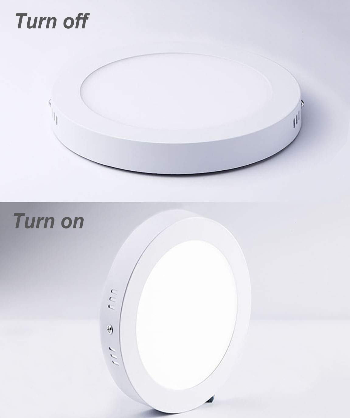18W Round Shape Cool Day White Led Surface Mounted Ceiling Light -Pack of 1